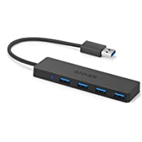 Anker 4 Puertos HUB USB 3.0 Ultra Slim Data Hub para Macbook- Mac Pro-Mini- iMac- Surface Pro- XPS- PC portátil…